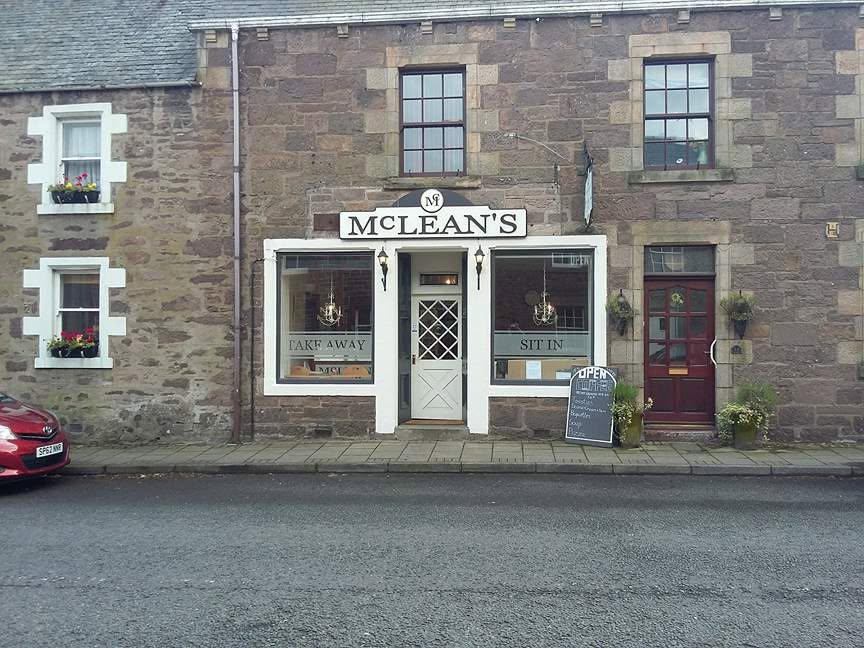 McLeans shop front on Drummond Street, Muthill